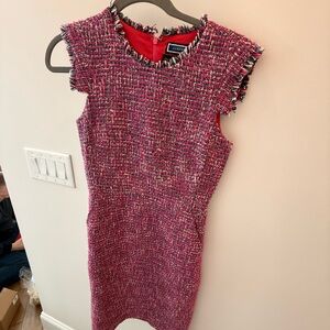 NWT J. Crew Pink Tweed Mini Dress